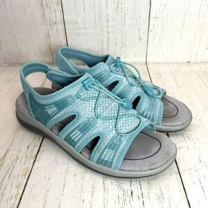 Orthofeet Laguna 804 Womens Size 10 Medium Blue Green Orthopedic Comfort Sandals